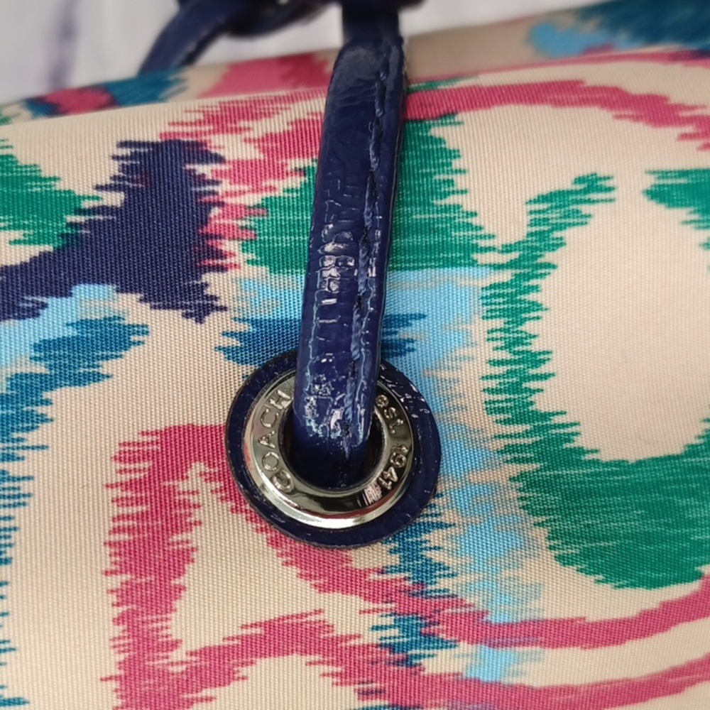 Coach Ikat Signature Vintage Carry All C1380-F24453 - Picture 6 of 15